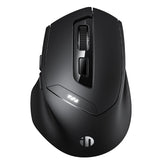 Ratón inalámbrico Inphic DR01 con Bluetooth de 3 modos, silencioso, para juegos de oficina, ordenador portátil, uso doméstico, DR01 (negro)